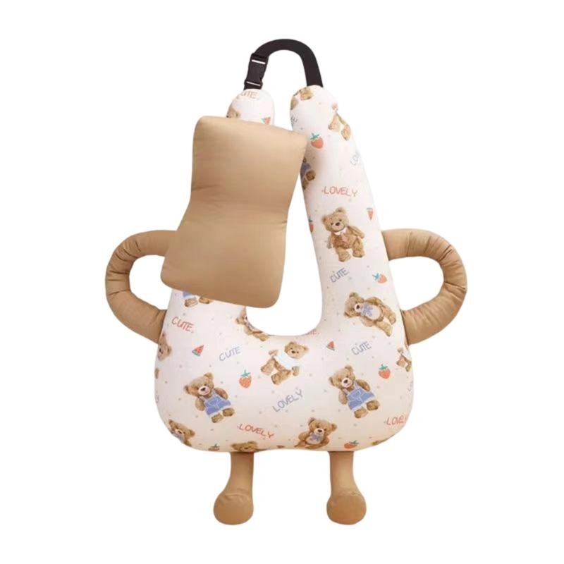 Portable Infant Neck Rest Support Pillow For Car Seats Strollers Comfortable Polyester Filling Easy To Clean Headrest