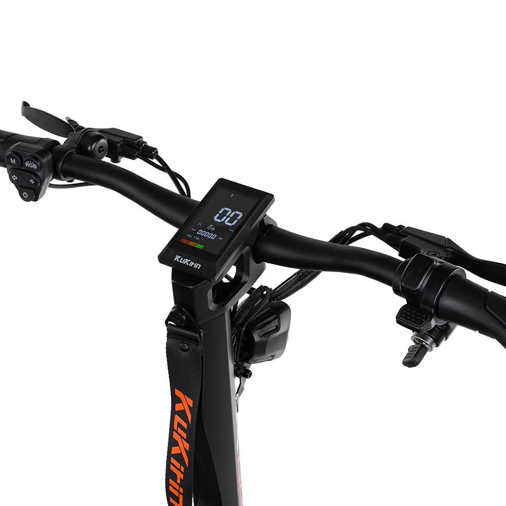 KuKirin T3 Trottinettes Électriques avec Clignotants Moteur 800W 48V 15.6Ah Pneu Plein 10 Pouces Amortisseurs à Double Ressort Avant et Arrière
