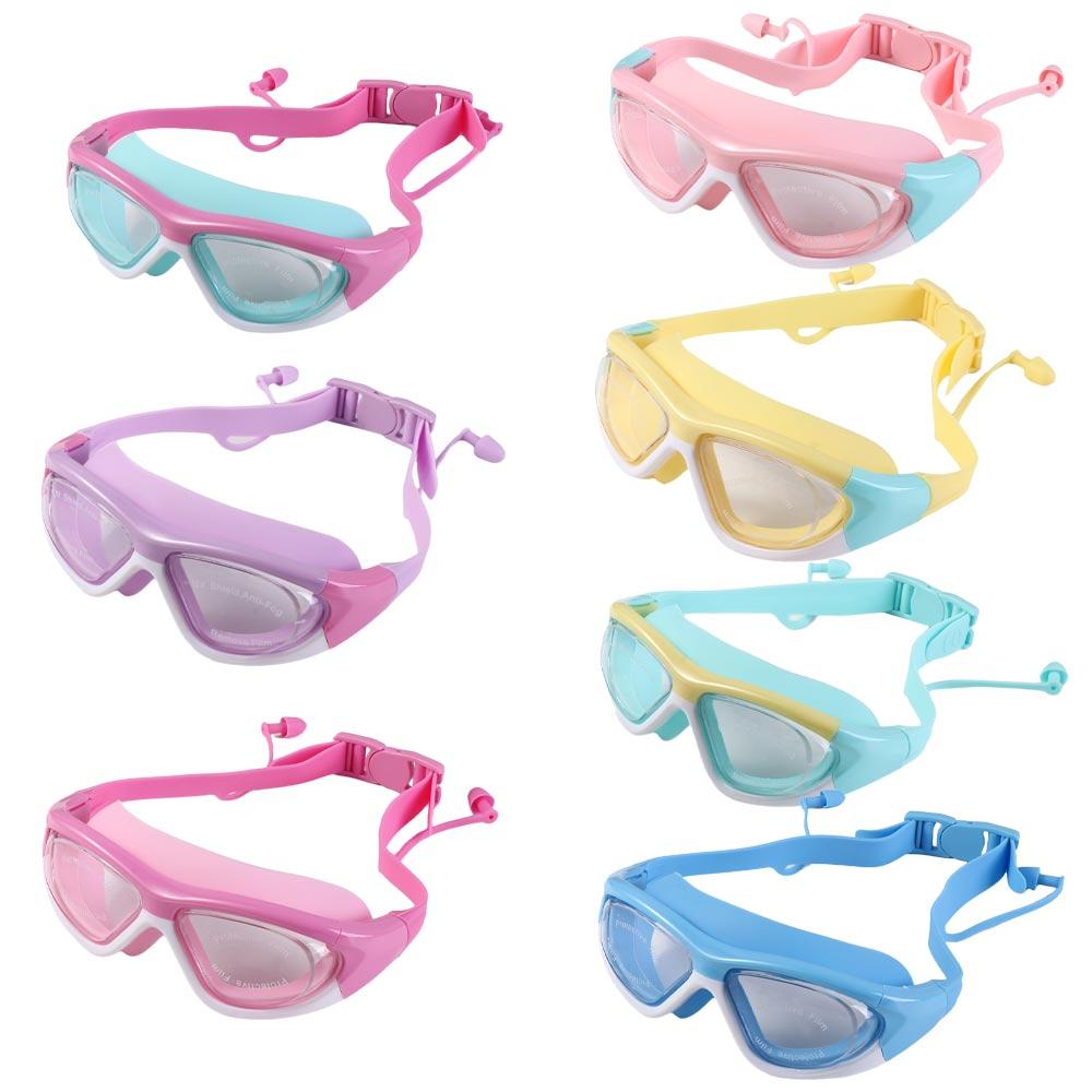 Silicone Sports Eyewear Wide Vision Swim Eyewear Underwater Goggles Swim Goggles Swimming Glasses