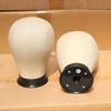 Cork Canvas Mannequin Head Stand for Wig Styling and Display