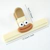 3pcs cartoon food sealing clips, moisture-proof plastic snack clips, multi-use for kitchen, office and school storage.
