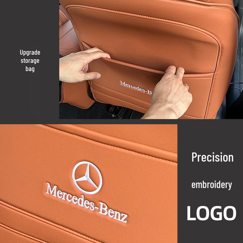 Rear Seat Anti-Kick Mats for Modified Mercedes-Benz Interiors