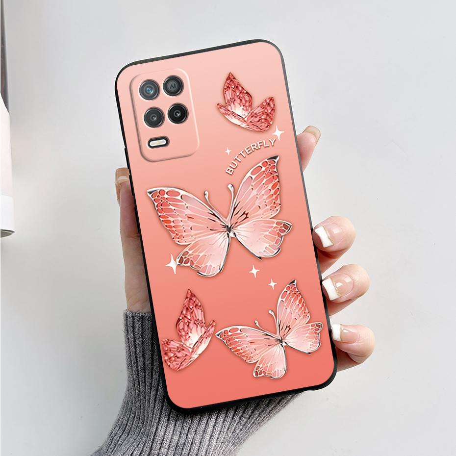 For Realme Narzo 30 5G Case Narzo30 RMX3242 Silicone TPU Cartoon Soft Phone Case For Ralme Narzo 30 5G Cover Coque Bumper Fundas