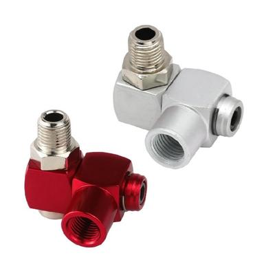 360 Swivel Air Compressors Adapter 1/4inch Male and Female Threads Air Fittings Portable Air Tool Adapter Enduring