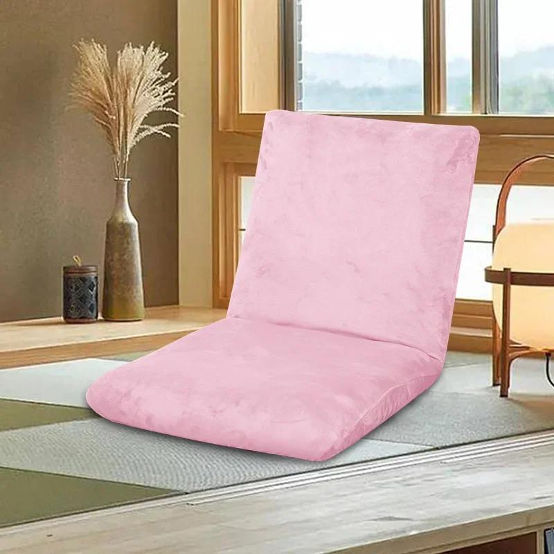 Coprisedia Tatami per Divano Pigro Coprisedile Sedia Copertura Pieghevole Giapponese per Letto da Dormitorio Custodia per Poltrona Reclinabile Senza Gambe Divano Letto per Studenti
