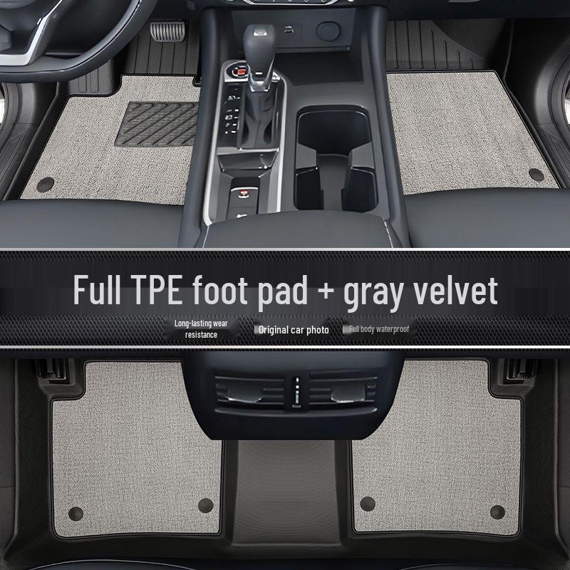 Nissan Sylphy TPE Floor Mats: 14th-15th Gen, Full Coverage Foot Mats