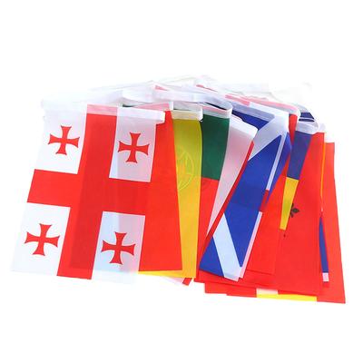 2024 Europe Countries Flag 24Pcs Euro Cup Country Flag Bunting National String Flags Banner Football Event Garlands Decor
