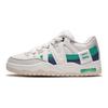 Li-Ning Yufeng Fabric Leather Shock Absorbing Non-Slip Wear-Resistant Breathable Low-Top Casual Shoes Women sneakers White Gray AGCS174-3