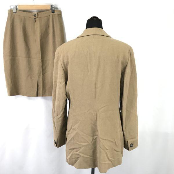 Made in Italy Max Mara Knee Length Skirt Suit Women’s M Brown Fully Lined(USED)