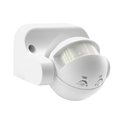 Motion Sensor 1200W 230V 180 Degrees 12M Ip44 White Azor Pir Ideus 03696