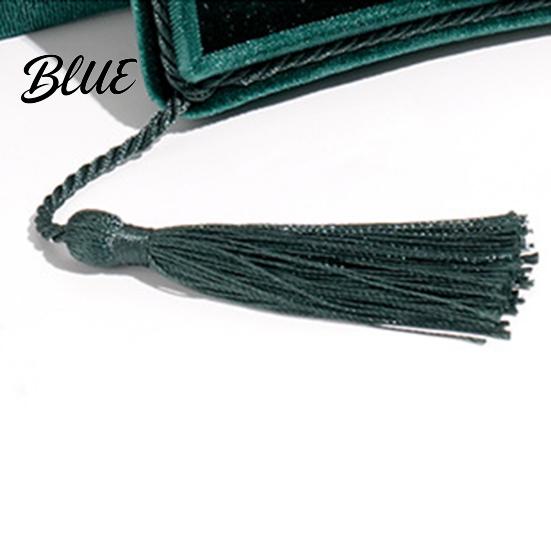 Bracelet Storage Case Velvet Jewelry Box Small Travel with Tassel