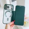 For IPhone 17 Promax Flip Cover Leather Case for Apple 16 Phone Case 17air Electroplating Magnetic 13