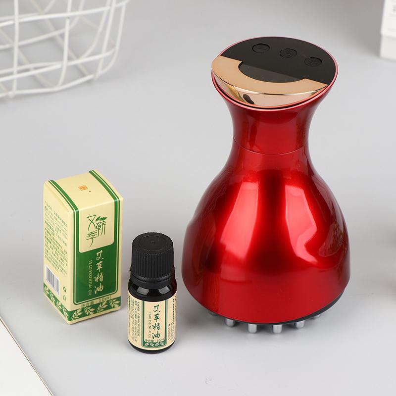 Electric Meridian Brush Anti Cellulite Gua Sha Body Massager Vibrate Microcurrent Hot Compress Scraping Lymphatic Drainage Care