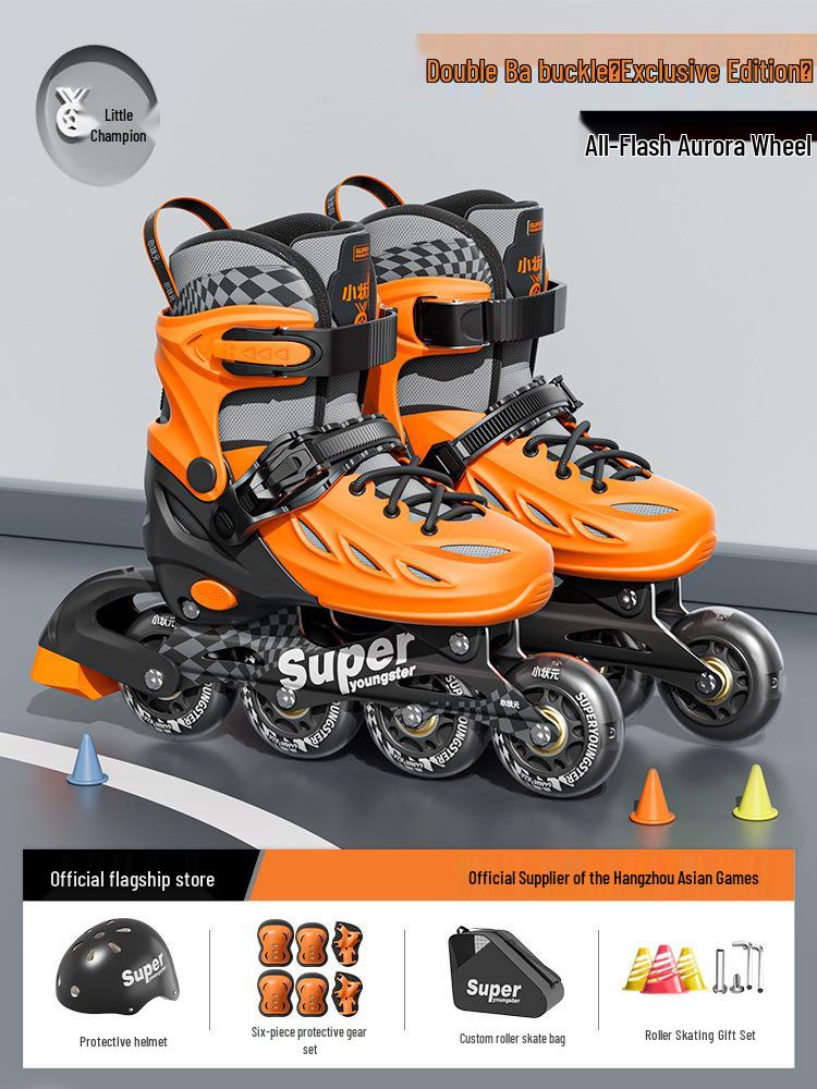 Flashing Roller Skates for Beginners: Adults & Kids, Boys & Girls, Professional Quality