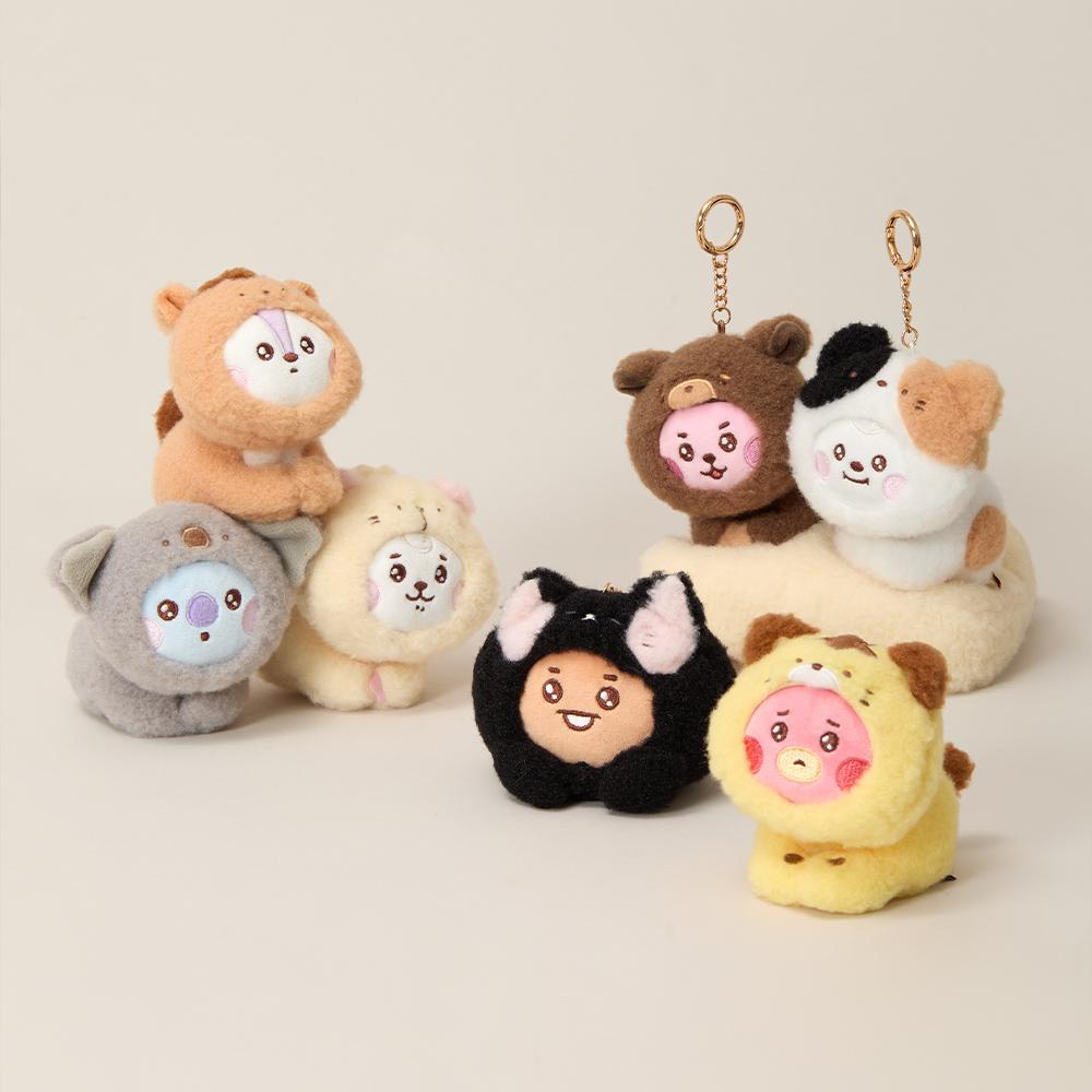 BT21 BABY More Fluffy Plush Keychain KOYA