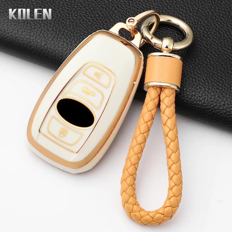 Fashion Tpu Car Key Case Cover For Subaru Brz Wrx Xv Ascent Forester Outback Impreza Legacy Protected Keychain Shell Accessories