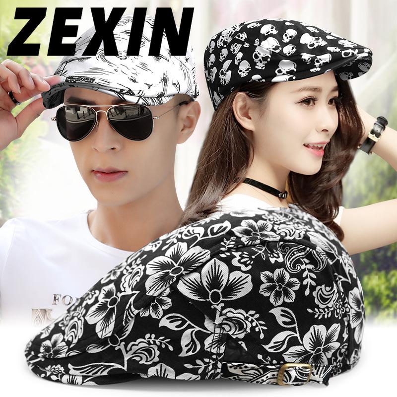 Beret Son Men and Women Fashion Light Shade Cap Outdoor Leisure Women's Hats Spring and Summer Sunscreen Breathable Duck Tongue Hat