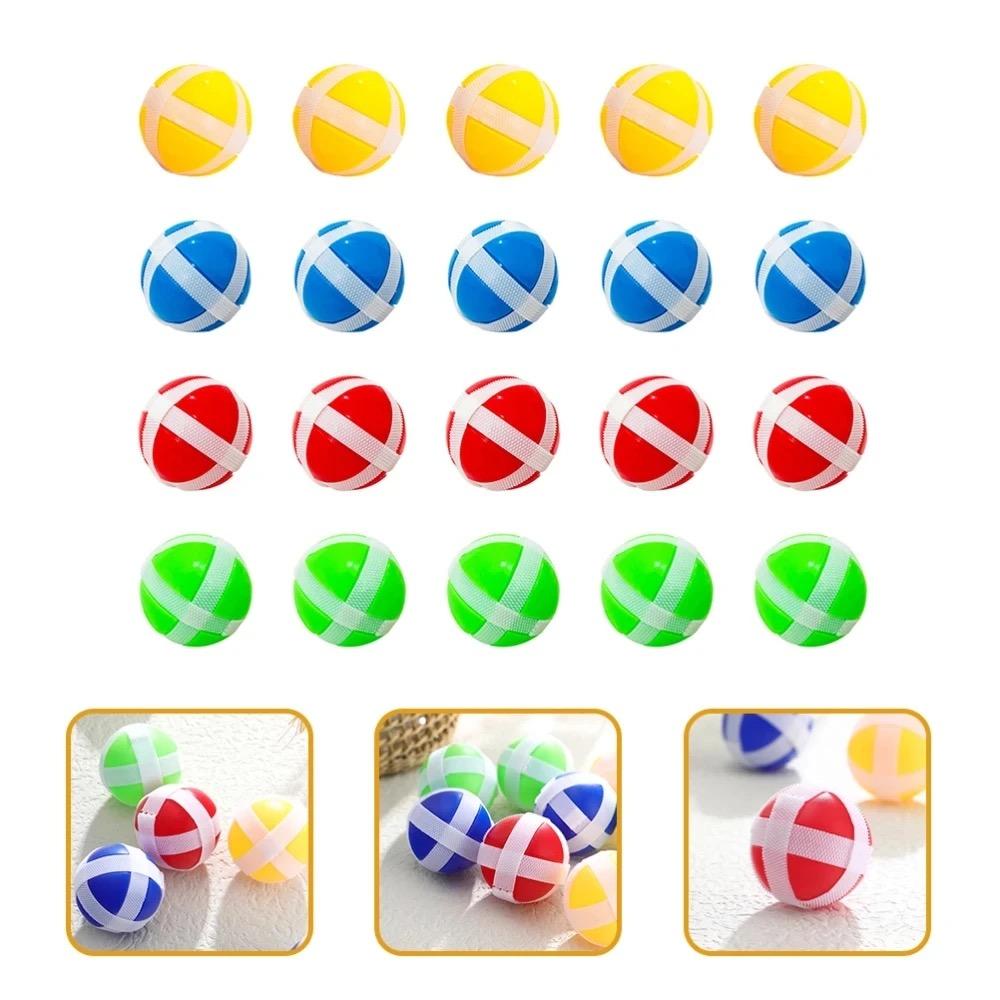 30pcs Children's Dart Velcro Sticky Ball Sticky Ball Dart Game Interactive Accessories Home School Children Outdoor happy-time