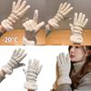 Thicken Girls Gloves Warm Thermal Gloves Full Finger Gloves Winter Warm Gloves Stylish Hand Protectors
