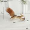Cute Realistic Squirrel Christmas Tree Hanging Ornaments Pendant Christmas Home Wall Decoration New Year Holiday Party Kids Gift