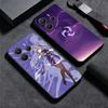 Genshin Impact Keqing Soft Phone Case for Xiaomi Redmi Note 12 13 14 15 Pro Plus 11 12S 11S 11T 10 4G Black Cover Back Shell