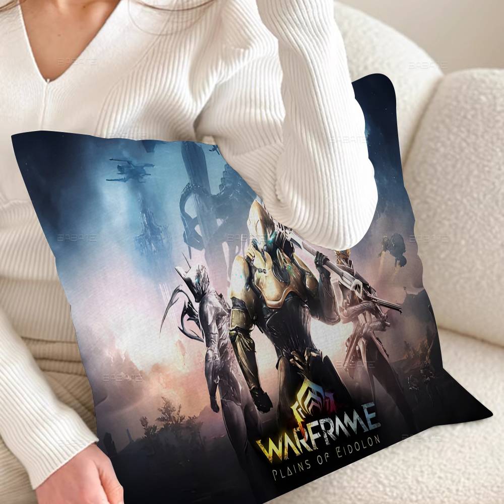 Warframes Gamer Pillowcase Toon Gift Cushion Cover Bedroom Home Sofa Chair Seat Decor Pillow Case