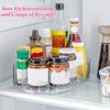 Beer Beverage Storage Tray 360 Rotating Removable Organizer Beer Holder Turntable Organization For Fridge Cosmetics Storage