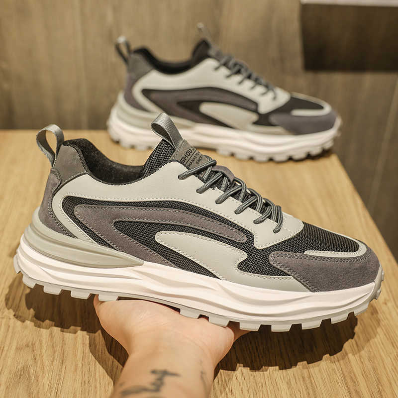Fashion High Sole Increases Height Green Sneakers For Men Flats Boots 48 Tennis Shoes Sport Shors Cool Racing Models Obuv Sheos
