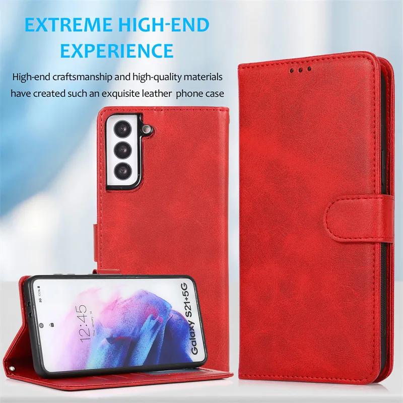 Magnetische Leder Geldbörse Karten Handy Hülle Für Samsung Galaxy S25 Edge S24 Ultra S23 Plus S22 S20 FE S21 S10 Note 20 Klapphülle Tasche