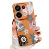 Vintage Leopard Print Stars Billiards Case Xiaomi 14T 13T 11T Pro Leather Texture Silicone Cover Funda For Redmi Note 14 13 Pro 4G 5G 12 11
