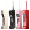 Retro Handy Knochentelefon Modell 80er 90er Altes Klassisches Design Telefonmodell Altmodisch Metall Vintage