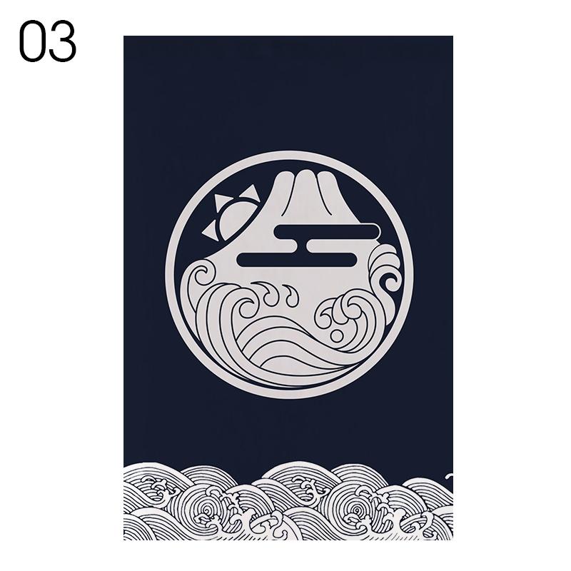 Japanese Tea Room Partition Pennant Kitchen Door Head Curtain Teahouse Hanging Short Curtain Sushi Restaurant Pub Bar Decor