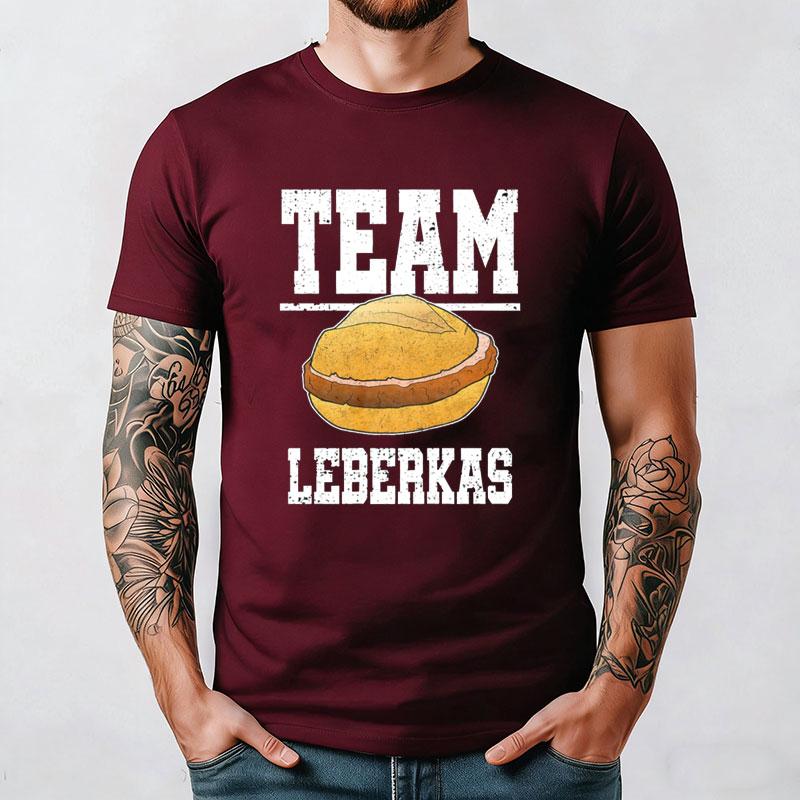 Leberkäse T-Shirt Oktoberfest München Bayern Fun Shirt Lustiges Neues Sommer Kurzarm-T-Shirt Gestartet Lässiges Baumwoll-Print-Oberteil