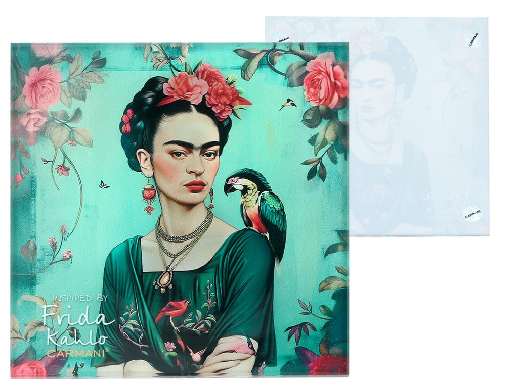 Szklana Podkładka Pod Kubek Frida Kahlo Jadalnia Kuchnia Stół Domu