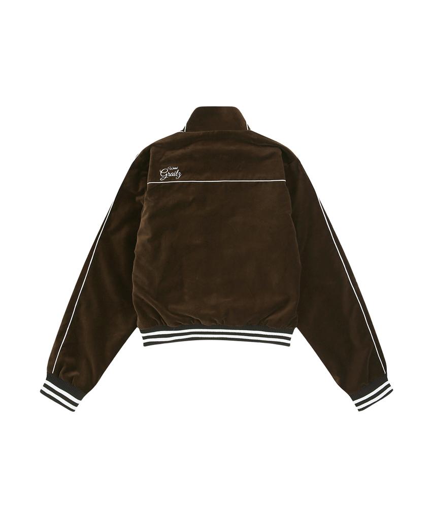 grailz Velvet Blouson Jacket [Brown]