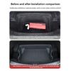 For Tesla Model Y Juniper 2025 Frunk Organizer Box Rear Trunk Double-deck Storage Box Front Cargo Dustproof Luggage Storage Tray
