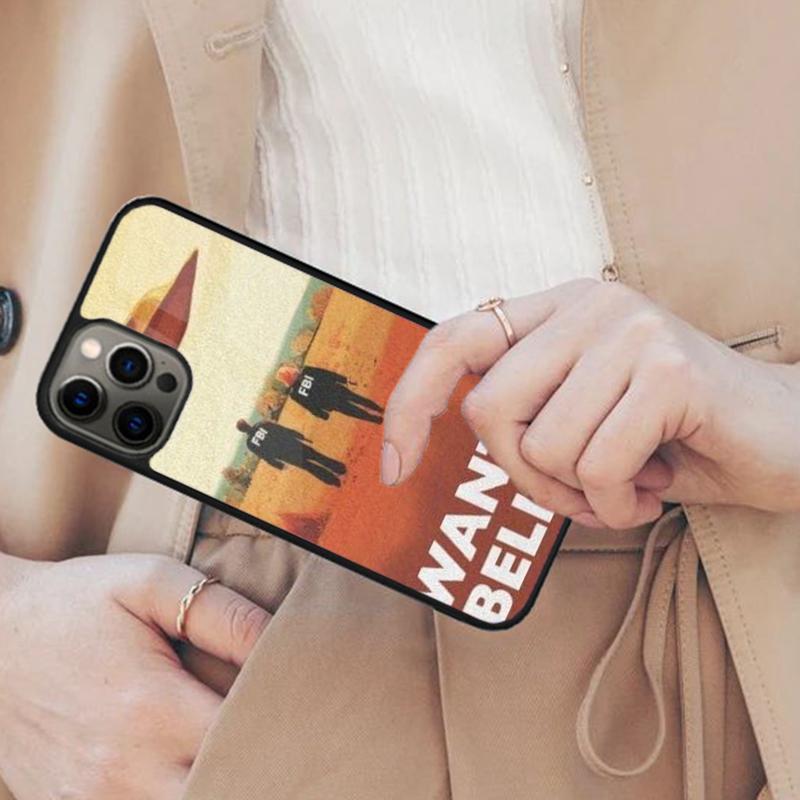 I want to believe Original The X Files Magnetic Phone Case For APPLE iPhone 17 Air 16 14 13 12 Pro Max 15 Plus MagSafe Cover