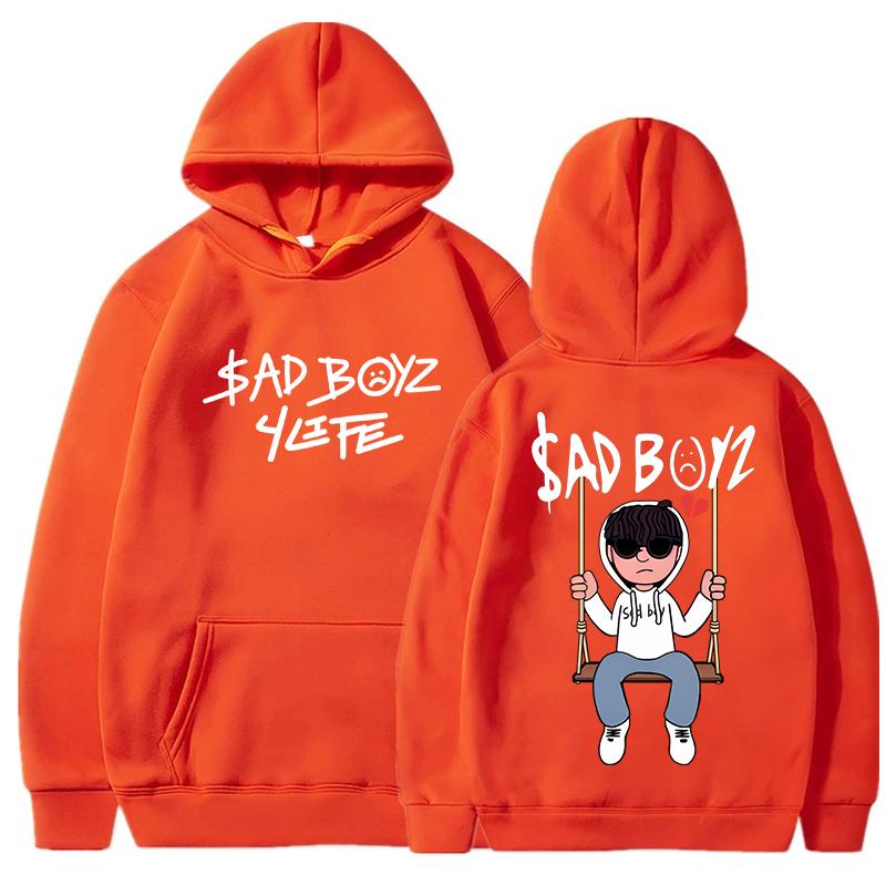 Men's Hoodies Men's Fall Winter Loose Casual Clothing Fashion Long Sleeve Hooded Pullover Sports Hoodie Running Sportswear