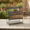 Countertop Storage Counter spaceSaving 4-Tier Display Rack Metal for Pantry
