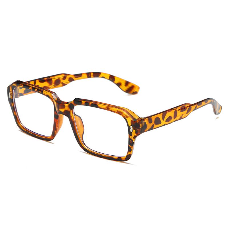 Luxury Anti Blue Light Glasses Square Eyewear for Women Men Computer Blue Light Blocking Travel Eyeglasses