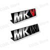 3D Metal MKIV MKV MKVI Logo Car Fender Emblem Rear Tail Trunk Badge Sticker For Volkswagen Golf MK4 MK5 MK6 MK7 Jett Passat