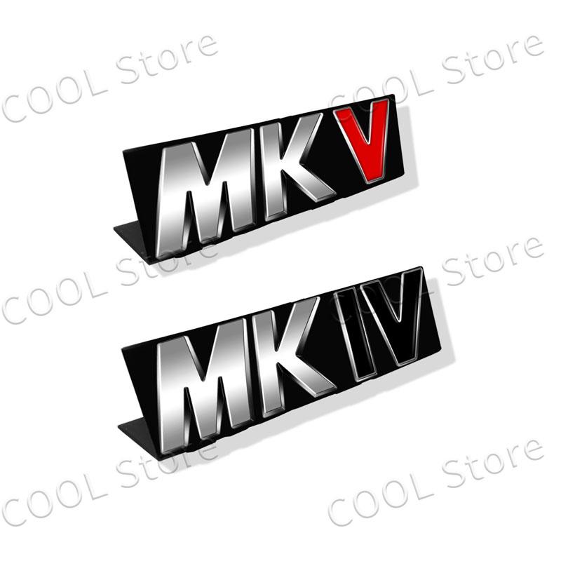 3D Metal MKIV MKV MKVI Logo Car Fender Emblem Rear Tail Trunk Badge Sticker For Volkswagen Golf MK4 MK5 MK6 MK7 Jett Passat