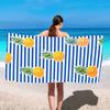 1pc Fruit Printed Beach Towel, Quick Drying and Absorbent Soft Swimming Towel, Multi-functional Sand Proof Beach Towel