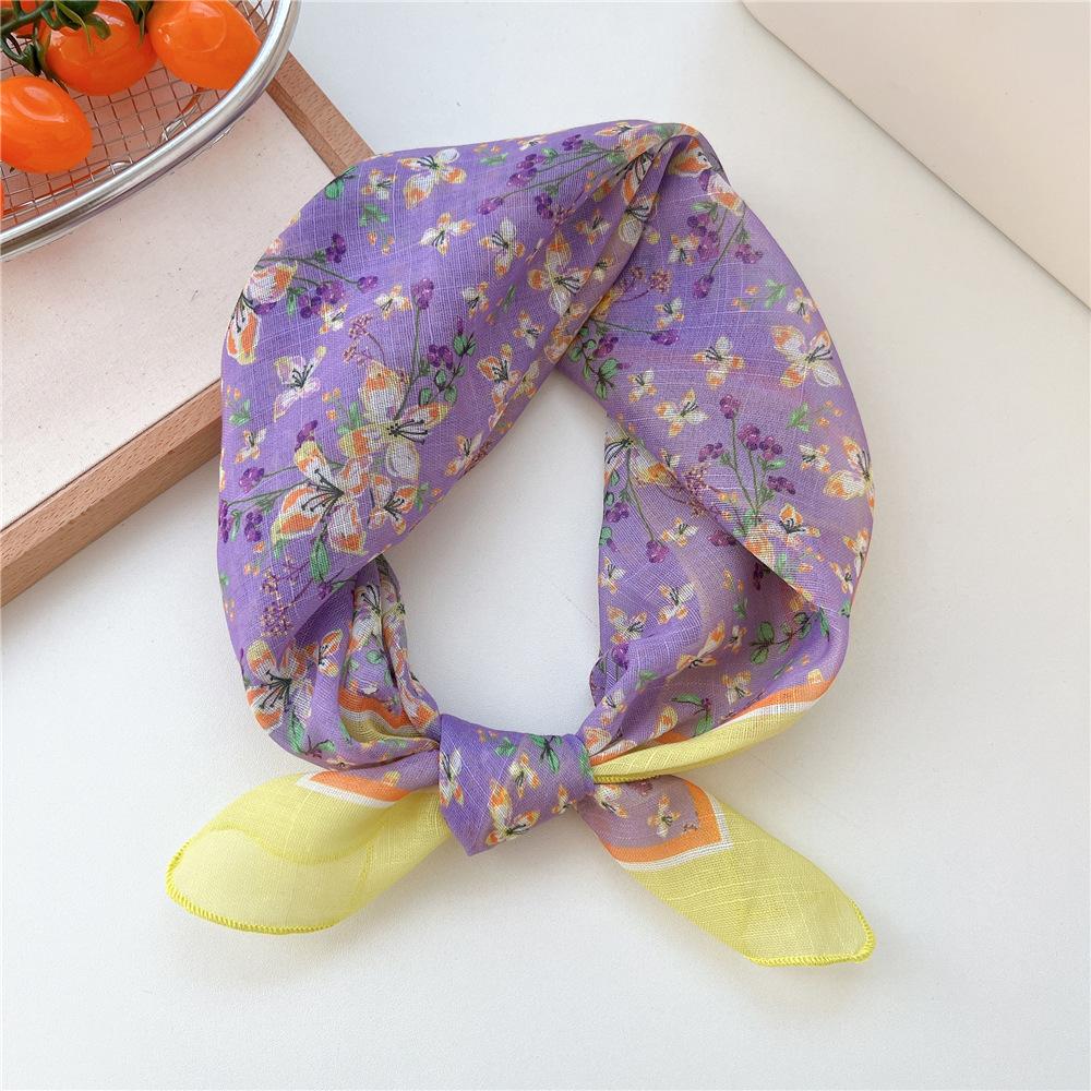 55cm Hair Scarf Cotton Square Scarf Hairband Headband Hairscarf Headscarf Turban Shawl Wrap Bandanas