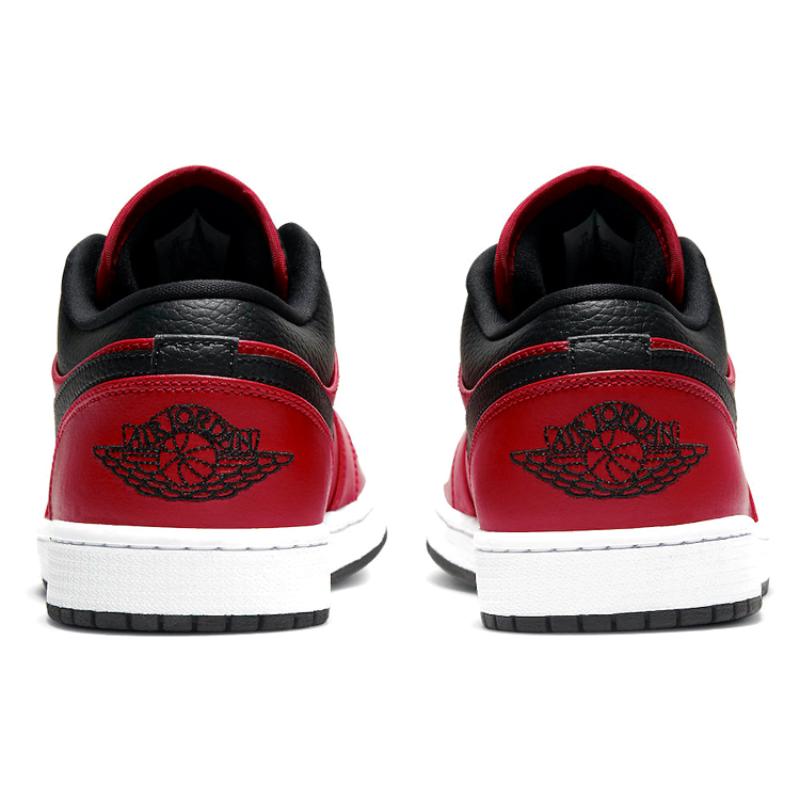 Air Jordan 1 Low 'Reverse Bred Pebbled Swoosh' Jordan 553558-605