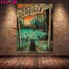 Salem's Black Cat Witch Art Poster and Prints Vintage Wall Art Magic Cat Daily Life Oil Painting