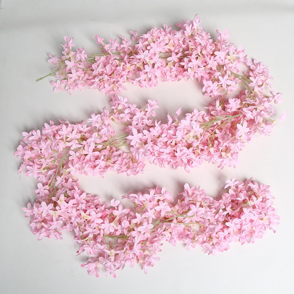 Multicolor Lilac Artificial Flower Photo Props DIY Faux Flower Ornament Flower Wreath Simulation Flower Vine Party Supplies