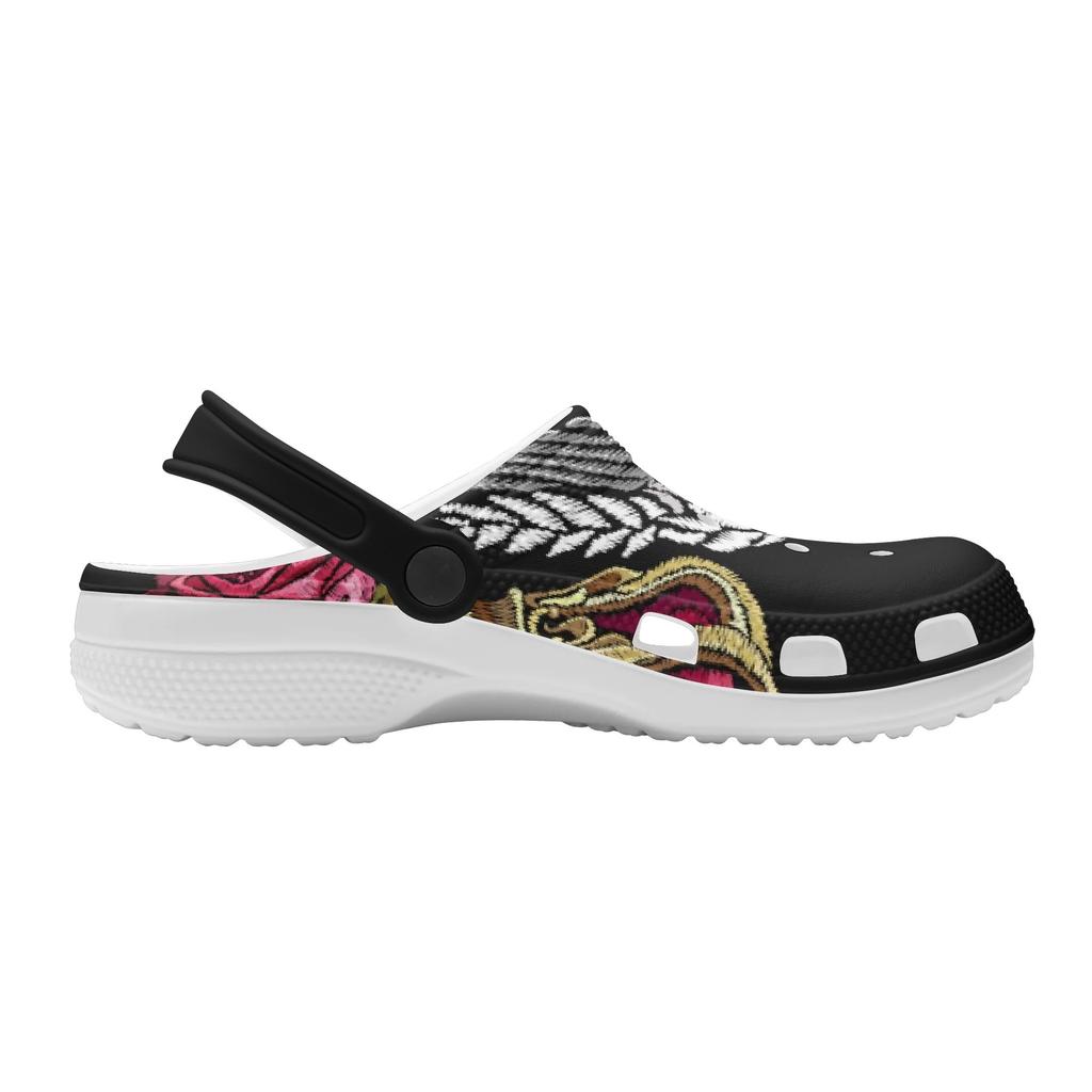 Cartoon Printed EVA Clogs for Women Men Breathable Lightweight Slip On Casual Footwear Soft Sole Summer Sandals Daily Walking