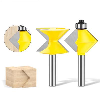 90-degree Tenon Router Bit Slotting Cutter Splicing Cutter Woodworking Milling Cutter Woodworking Tools 8mm 12mm 1/2inch Shank