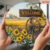 Vibrant Carnival Festival Metal Tin Sign Home Garden Wall Decor Gift